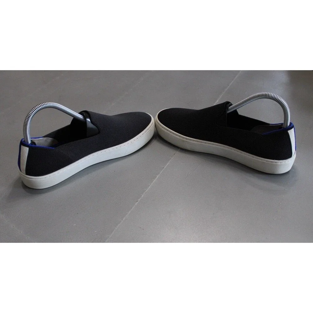 Rothy’s The Original‎ Slip On Sneakers Womens 7.5 Black Knit Casual Comfort